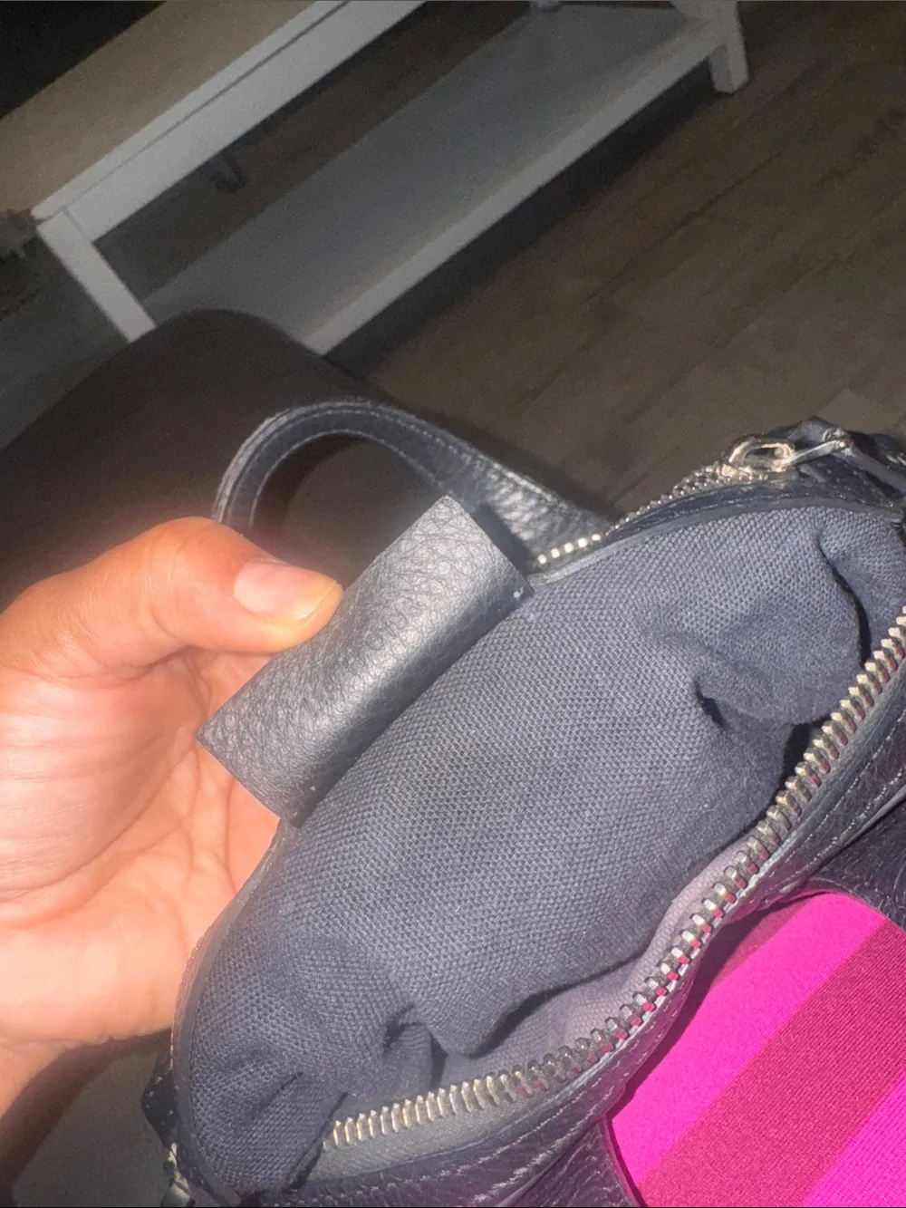 Givenchy Black Pebbled Leather Satchel